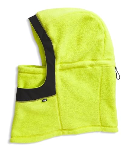 THE NORTH FACE Whimzy Powder Hood | Water Repellent Overlay, Over Helmet Fit & 3 Piece Hood With Internal Gaiter - color: Fizz Lime