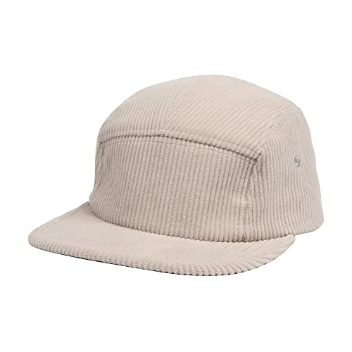 5 Panel Camper Hat | Multi-Color Unique Designs | Caps for Men & Women | Large or X-Large - color: Gray Corduroy, size: 7 1/4-7 3/8