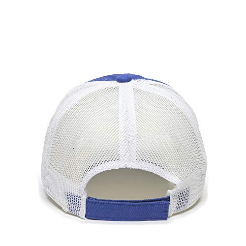 Outdoor Cap Garment Washed Meshback Cap - color: Royal/White