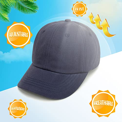 BAVST Kids Boy Girl Baseball Cap Baby Sun Hat Adjustable Toddler Trucker Hats with Flat Brim for Summer Outdoor - color: Q-navy, size: 1-2T