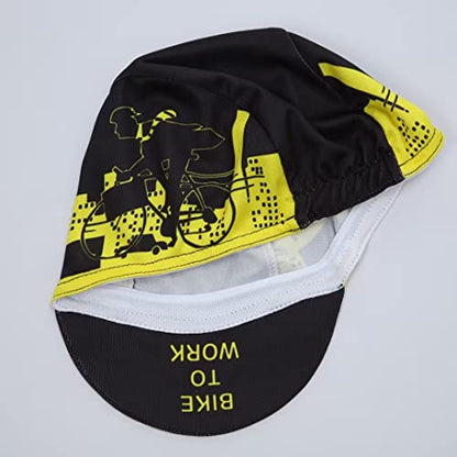 Cycling Cap - Polyester Road Cycling Hat-Under Helmet - Cycling Helmet Liner Breathable&Sweat Uptake - color: Ccc