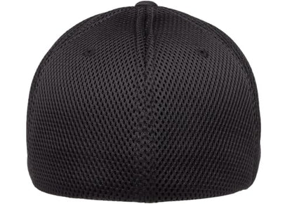 Flexfit 6533 Ultrafibre & Airmesh Lightweight Stretch-Fitted Cap - color: Black, size: Small-Medium
