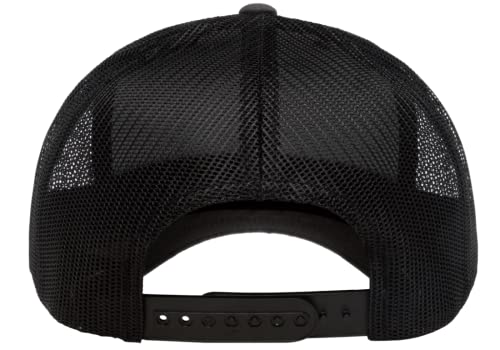 L2K Classics Plain Trucker Mesh Cap Baseball Cap - Mens Hats Trucker Hats for Men - color: Charcoal/Black