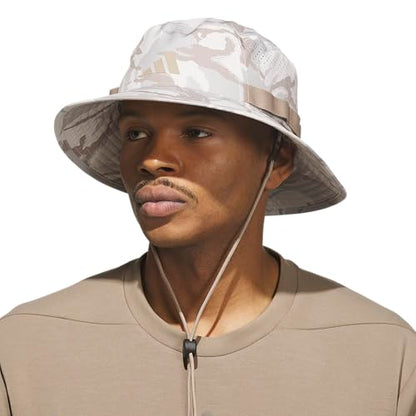 adidas Men's Victory Bucket Hat Boonie - color: Camouflage Crystal Linen/Chalky Brown/Black/5, size: Small-Medium