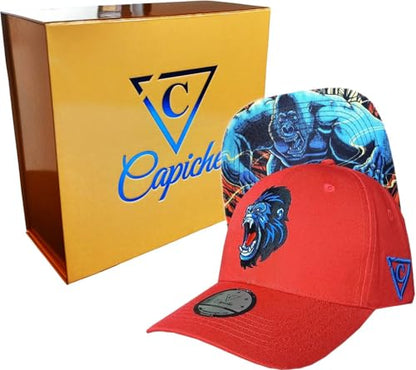 Capiche [99+ Variations] Special Series Snapback Cap - One Size Unisex Men - color: Gorilla Curved
