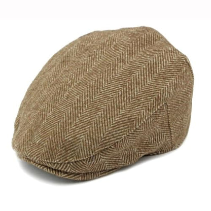 Idopy Men`s Classic Adjustable Ivy Irish Newsboy Golf Cap Hat - color: 267 Brown