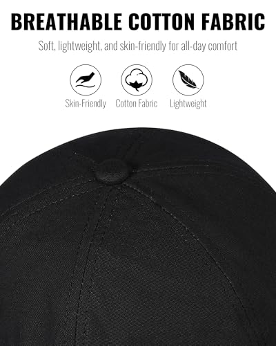 Croogo Brimless Hat for Men Cotton Docker Cap Adjustable Retro Skullcap - color: Gray