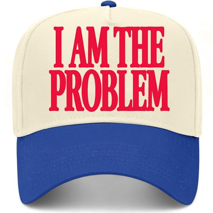 I Am The Problem Hat - color: Royal/Natural
