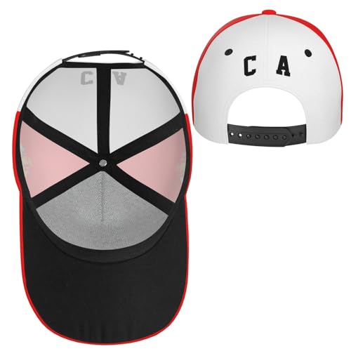 National Flags Baseball Cap for Men Women, Adjustable Trucker Hat Sun Visor Caps, Outdoor Dad Cap Patriotic Hat - color: Canadian Flag