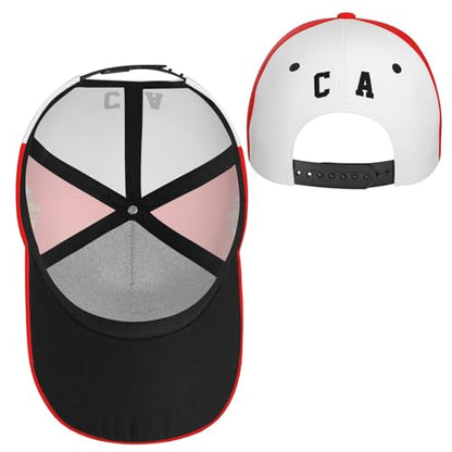 National Flags Baseball Cap for Men Women, Adjustable Trucker Hat Sun Visor Caps, Outdoor Dad Cap Patriotic Hat - color: Canadian Flag