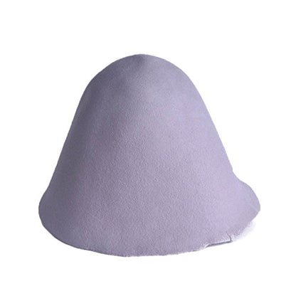 Wool Felt Cone Cloche Hood Millinery Hats Fascinators Block Base Body B107 - color: #1 Light Gray