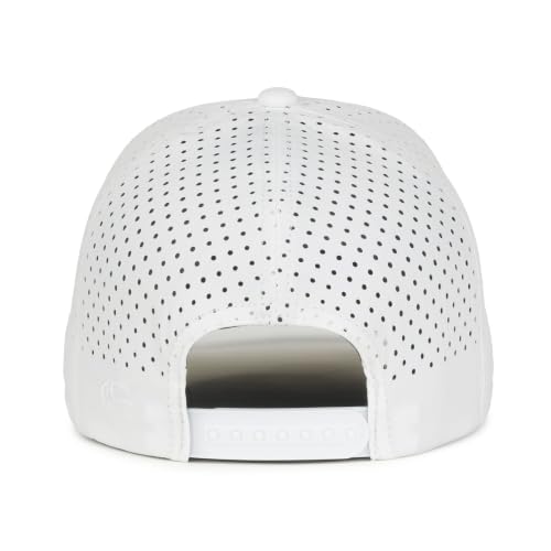 Outdoor Cap OC551 Mesh Back 5-Panel Hat – Bulk Packs Available, One Size - color: White