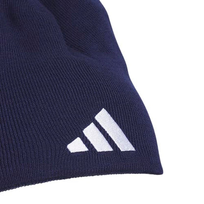 adidas Men's Reversible Skully Beanie - color: Dark Blue/Grey Four-grey Two/White