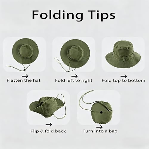 Bucket Hats Sun Hat UV Protection Packable Fishing Hats for Women Lightweight Hiking Hat - color: Bigfoot Adventure