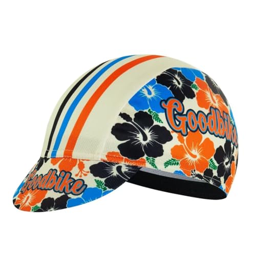 Cycling Cap for Man and Woman Cycling Hat Under Helmet-Polyester Breathable Sweat Absorbent - color: Flo-9