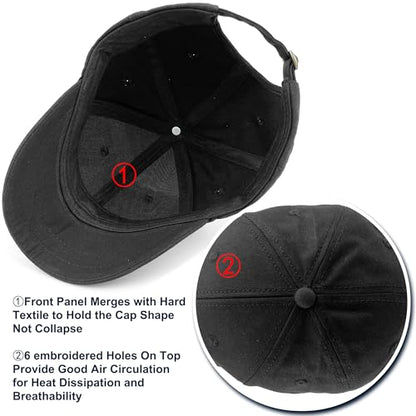 Loneshark Short Brim Baseball Hat for Running Small Bill Umpire Cap - color: Black