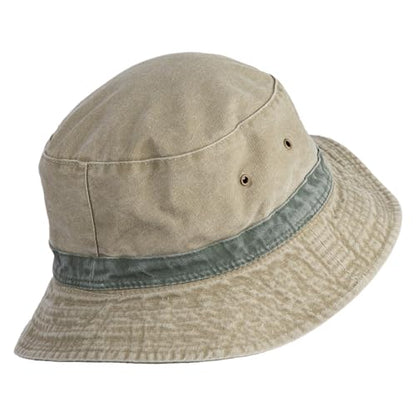 e4Hats.com Big Size Reversible Bucket Hats - color: Khaki Green, size: X-Large-XX-Large