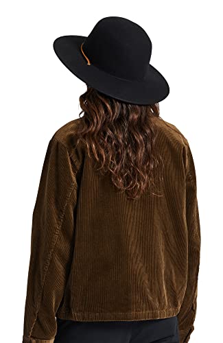 Brixton Mens Tiller Wide Brim Felt Fedora Hat - size: Large