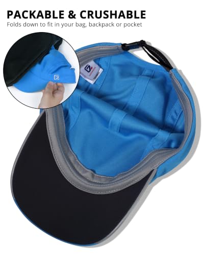 GADIEMKENSD Men’s Running Hat Performance Mesh Cap, Excellent Breathable - color: Sky Blue