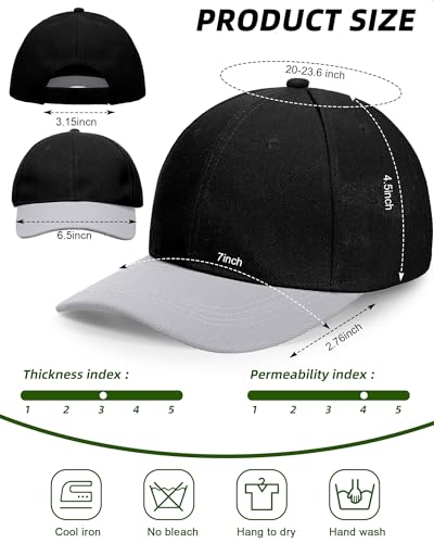 Handepo 24 Baseball Caps Adjustable - color: Multicolor