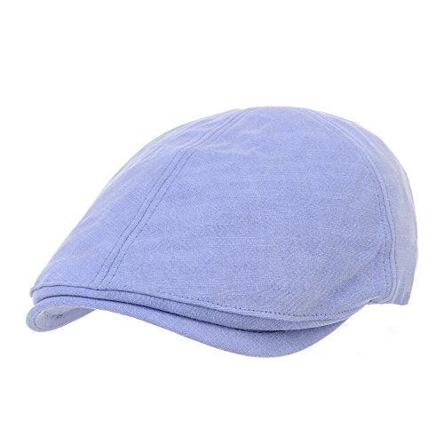 WITHMOONS Simple Newsboy Hat Flat Cap SL3026 - color: Blue, size: One Size