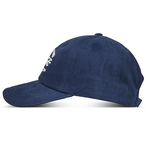 Lucky Brand Classic Cotton Adjustable | Dad Hat | Baseball Cap | Golf | Fishing | Low Profile | 5 Panel Design - color: Blue Jeans Co - Navy