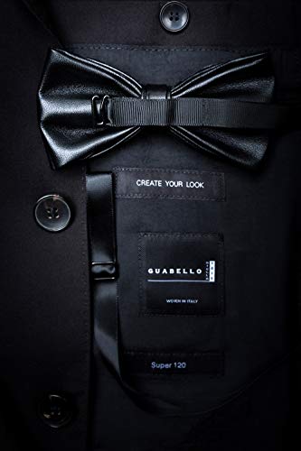 RBOCOTT Handmade Feather Pre-tied Bow tie and Brooch Sets for Men - color: Peacock Blue/Dark Green