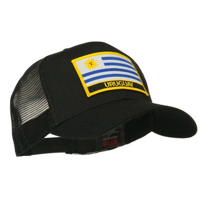 e4Hats.com South America Flag Letter Patched Mesh Cap - color: Uruguay