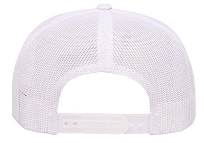 Yupoong 5-Panel YP Classic Trucker Cap | High Profile Flat Visor Snapback - color: Multicam Alpine