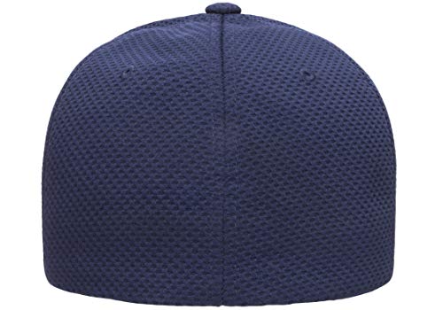 Flexfit Men's Cool & Dry 3D Hexagon Jersey - color: Navy, size: Small-Medium
