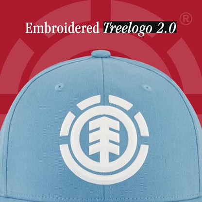 Element Unisex Adult Element Baseball Hat, Adult Flex Fit Active Sport Cap with Curved Brim - color: Light Blue