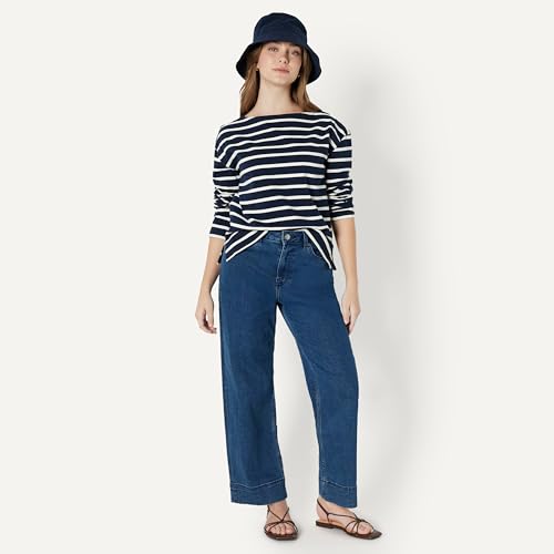 Amazon Essentials Women's Washed Cotton Bucket Hat - color: Navy, size: Small-Medium
