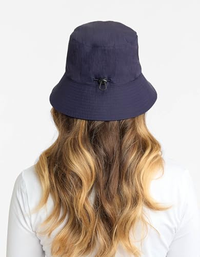 Solbari Unisex Bondi Bucket Hat UPF 50+ - color: Navy, size: Large-X-Large