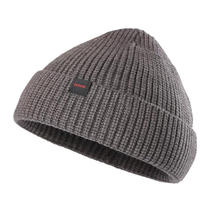 Fisherman Beanie Hats for Men Women,Knit Trawler Skull Cap,Watch Cap,Spring Fall Winter Warm Short Hats - color: (Thick Stretchy)-charcoal-m