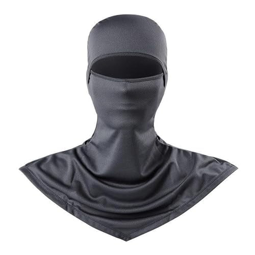 Balaclava Face Mask, UV Protection Lightweight & Quick-Drying Full Face Cover for Men Women Outdoors Activities - color: Gray