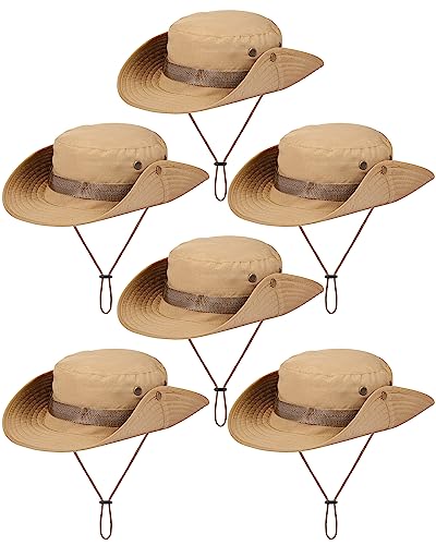 Coume Safari Boonie Hats Bulk Wide Brim Fishing Hats for Men Women Camo Boonie Cap for Safari Military Hiking - color: Simple Style, size: One Size