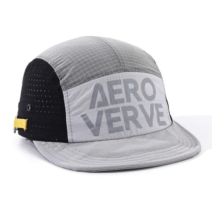 Short Brim Baseball Cap Soft Lightweight 5 Panel Hats Multi Color Quick Dry Summer Hat Waterproof Snapback Cadet Cap - color: Mg-dym2601-grey