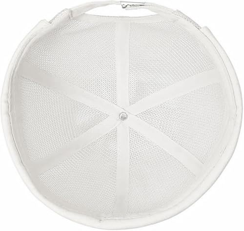 DIYDECAL Mens Mesh Brimless Cap,Summer Skullcap Docker Beanie Hat - color: White