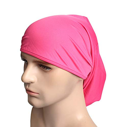 Pack of 3 Ski Mask Bandana Face Hat for Outdoor Airsoft Motorcycle Hood Helmet Balaclavas Headwear - color: Rose