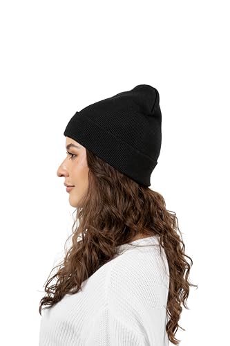 25 Pack Winter Beanie Hats, Unisex Thermal Toboggan Cold Weather Cuffed Caps Bulk Bundle - color: Assorted Neon
