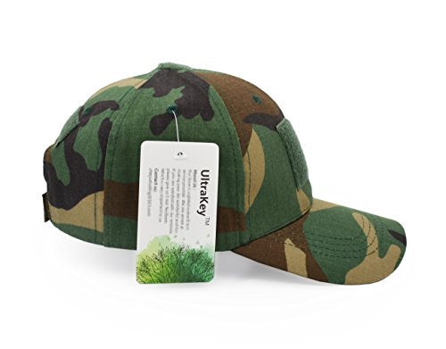 UltraKey Military Tactical Operator Cap, Outdoor Army Hat Hunting Camouflage Baseball Cap - color: Jungle Camouflage