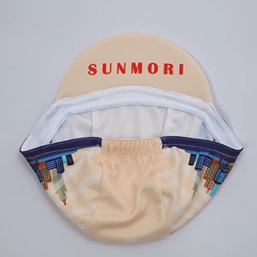 Funny Cycling Cap - Polyester Skull Cycling Hat-Under Helmet -Cartoon Cycling Helmet Liner Breathable&Sweat Uptake - color: Fuu-ff
