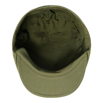 Toddler Cotton Golf Newsboy Cap - color: Army Green, size: 6-24 Months