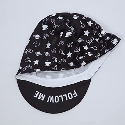 Cycling Cap - Polyester Road Cycling Hat-Under Helmet - Cycling Helmet Liner Breathable&Sweat Uptake - color: Da1