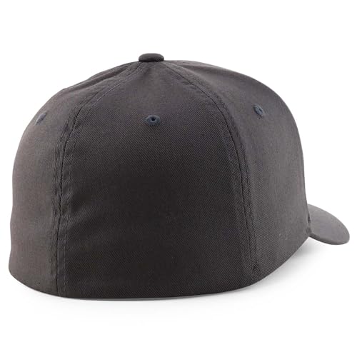 Armycrew 6 Panel Structured Stretch Fitted Baseball Cap from SM to 3XL - color: Charcoal, size: Small-Medium