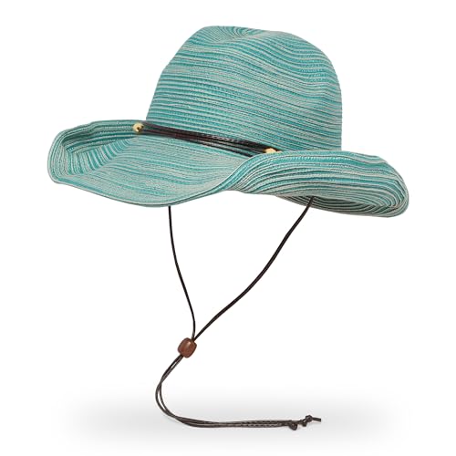 Sunday Afternoons Sunset Hat UPF 50+ Western Women's Sun Hat - color: Blue Opal, size: Medium