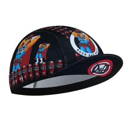 Cycling Cap for Man and Woman Cycling Hat Under Helmet-Polyester Breathable Sweat Absorbent - color: Bee-13