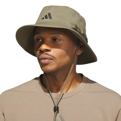 adidas Men's Victory Bucket Hat Boonie - color: Olive Strata Green/Olive Strata Green/Black/5, size: Large-X-Large
