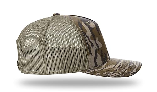 Richardson 112FP & 112PFP Classic Fit Five-Panel Snapback Trucker Cap |OSFM - color: Bottomland/Loden