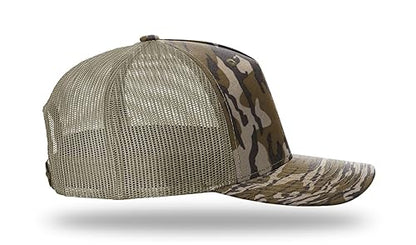 Richardson 112FP & 112PFP Classic Fit Five-Panel Snapback Trucker Cap |OSFM - color: Bottomland/Loden